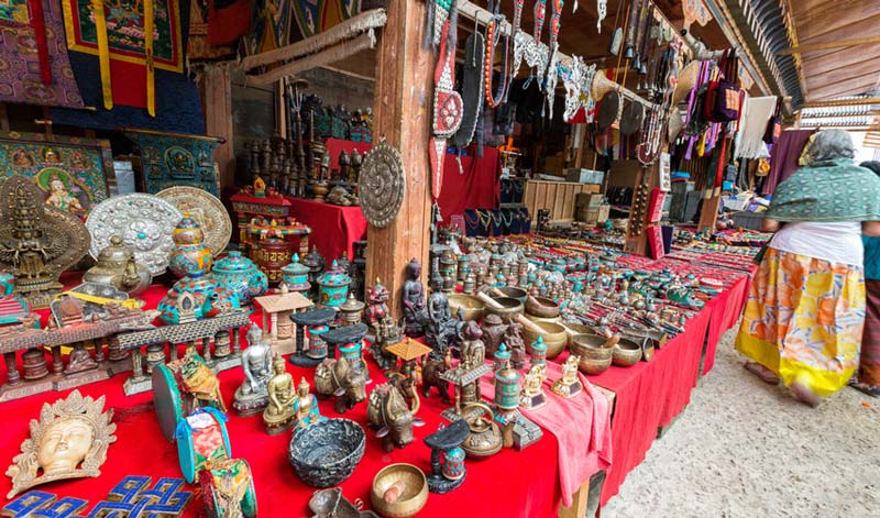 Handicrafts Market in Thimphu Bhutan