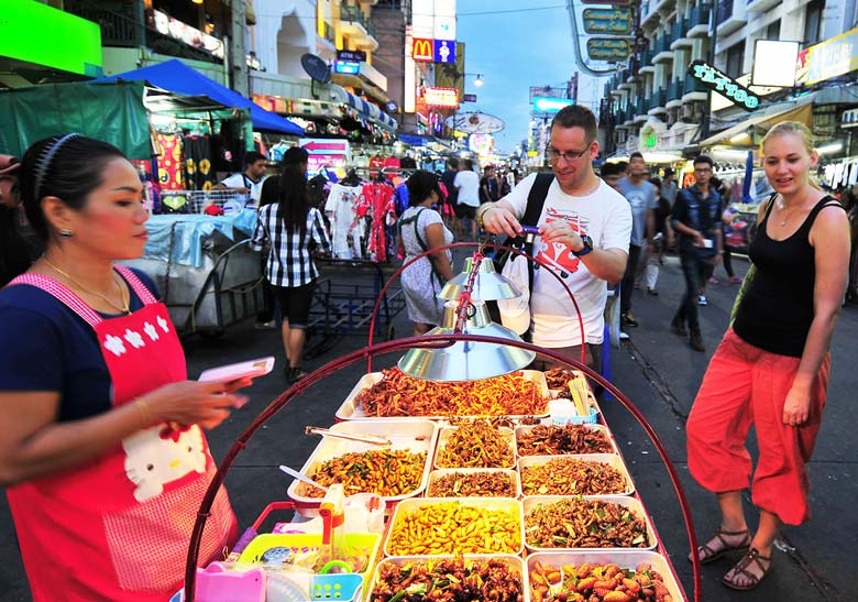 Street food in Maldives