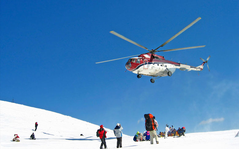 Heli Skiing at Hanuman Tibba