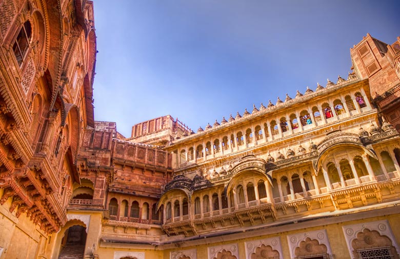 Inside of Mehrangarh Fort