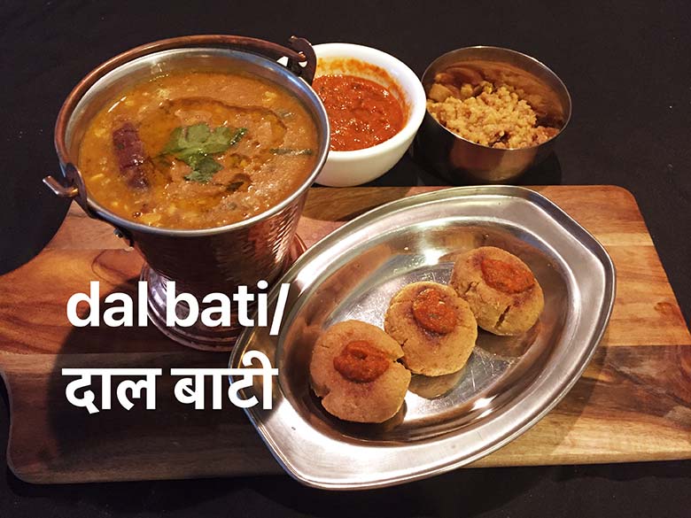 Popular Rajasthani Dish - Dal Bati