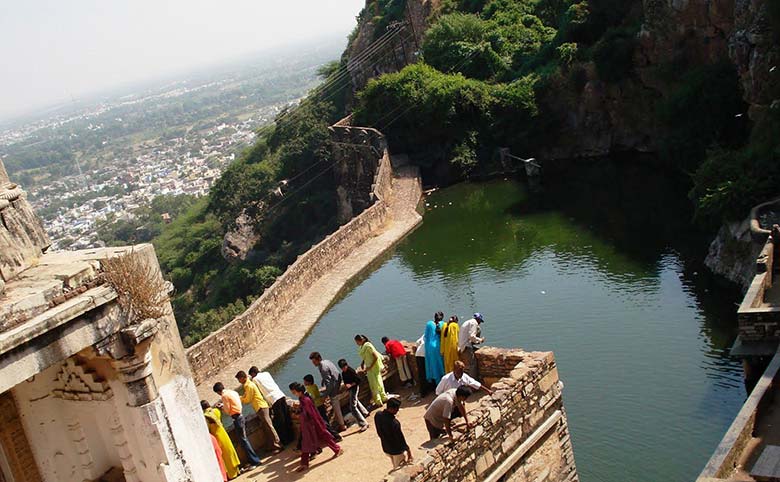 Tourist at Chittorgarh Fort