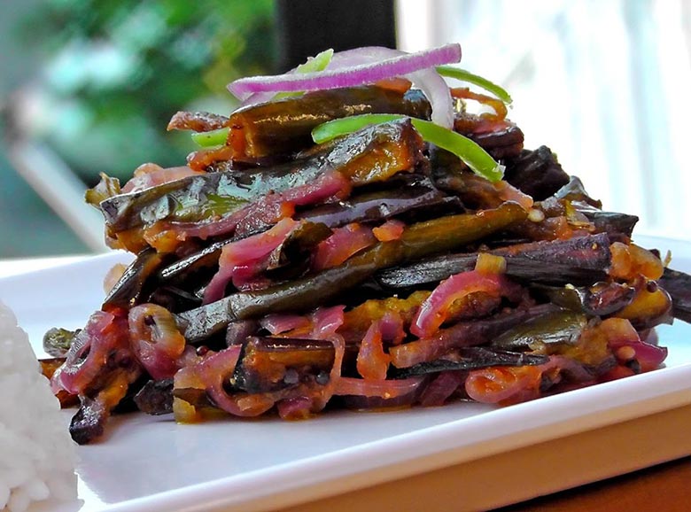 Eat Eggplant Moju in Sri Lanka