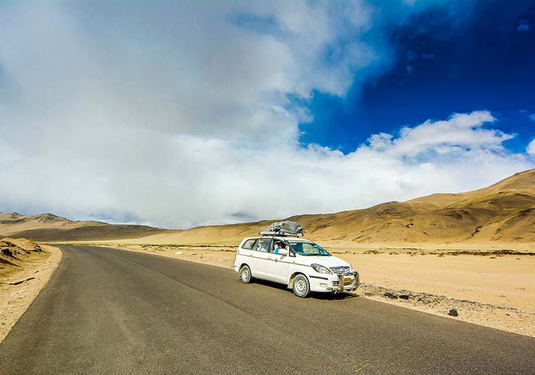 Vehicle for a Trip to Ladakh