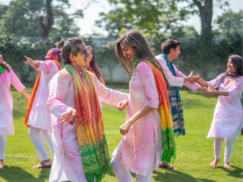 Delhiites celebrate Holi