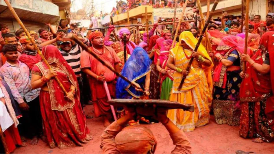 Lathmar Holi in Barsana