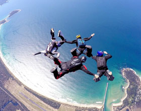 Skydiving in Maldives