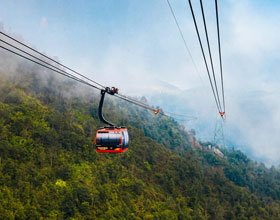 Cable Car Ride In Mussoorie, Uttarakhand